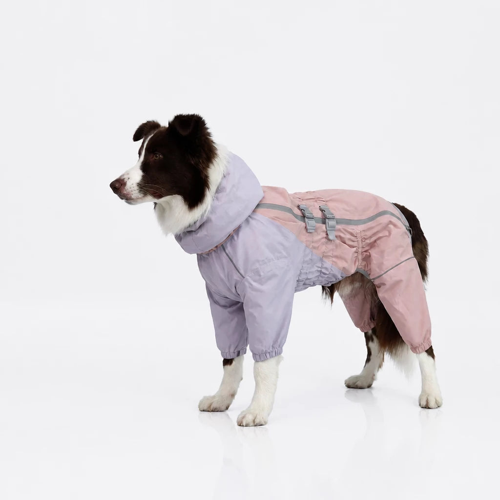 Four-Leg Dog Raincoat for Medium to Large Dogs