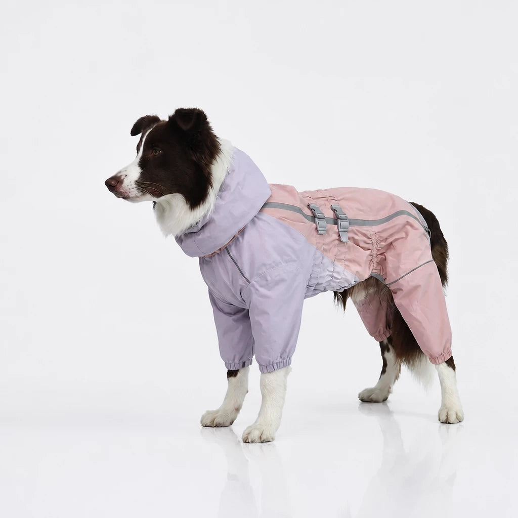 Four-Leg Dog Raincoat for Medium to Large Dogs