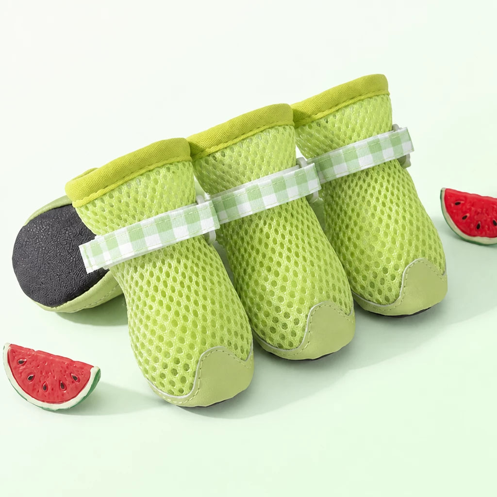Breathable Soft-Sole Dog Shoes for Outdoor Walks