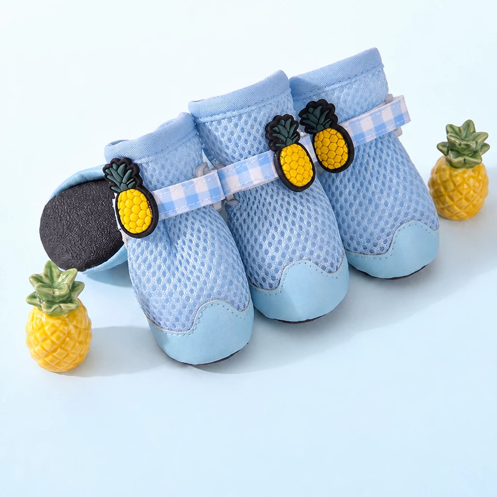Breathable Soft-Sole Dog Shoes for Outdoor Walks