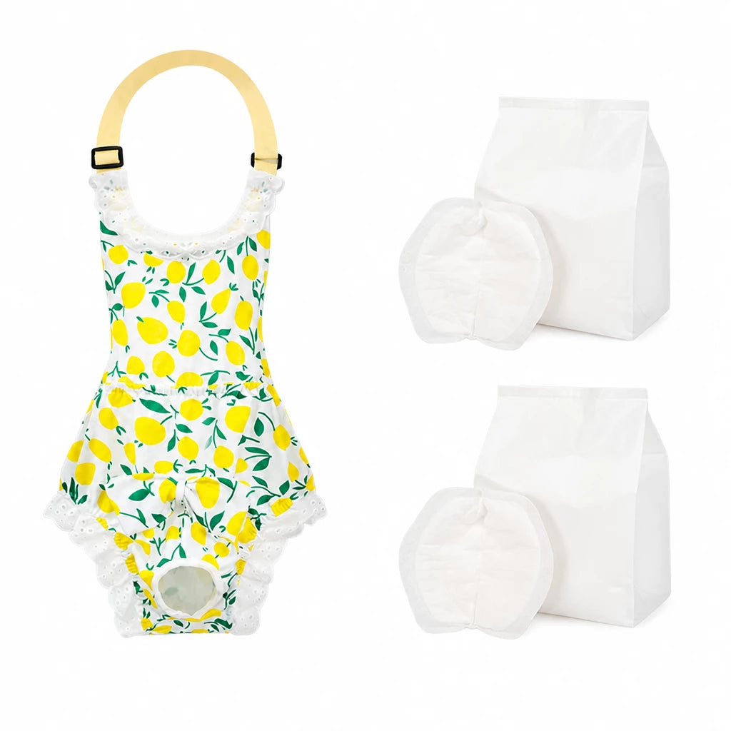Cotton Dog Diaper for Female Dogs During Heat Cycles