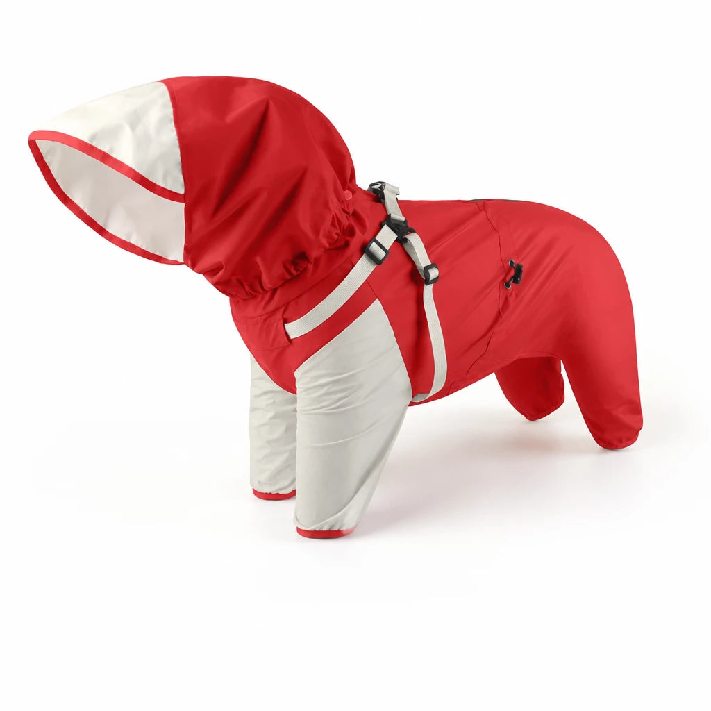 Four-Legged Waterproof Dog Raincoat