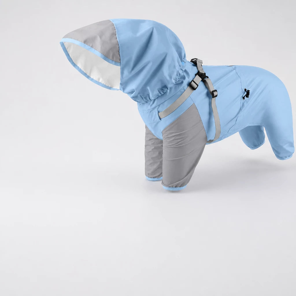Four-Legged Waterproof Dog Raincoat