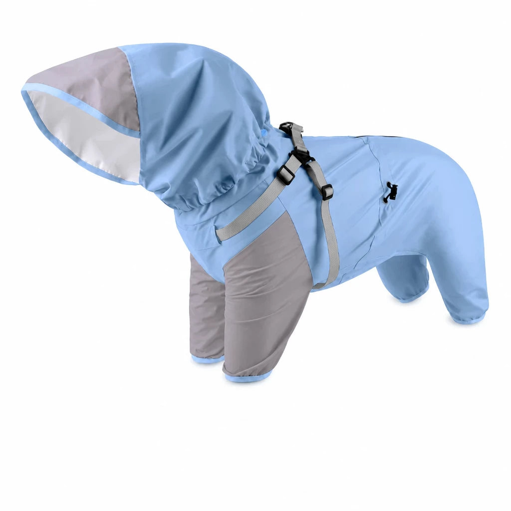 Four-Legged Waterproof Dog Raincoat