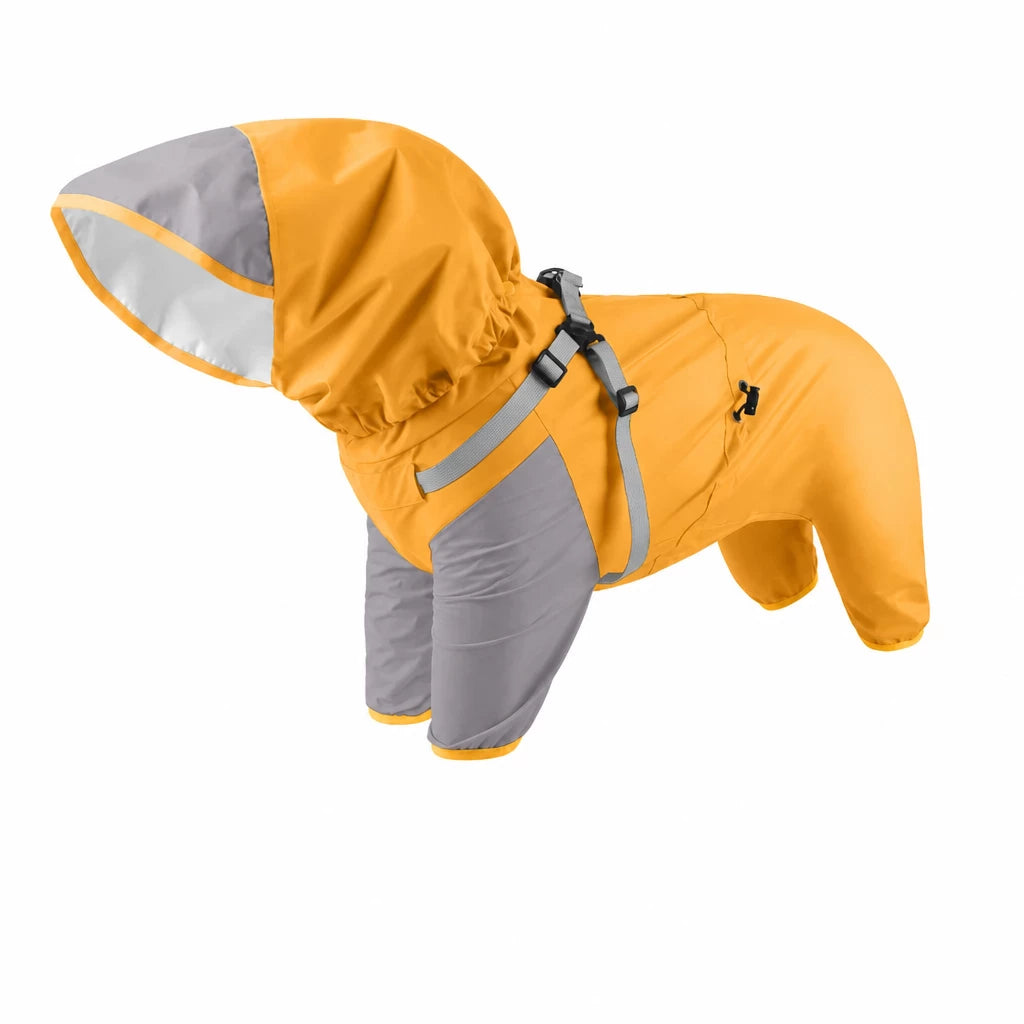 Four-Legged Waterproof Dog Raincoat