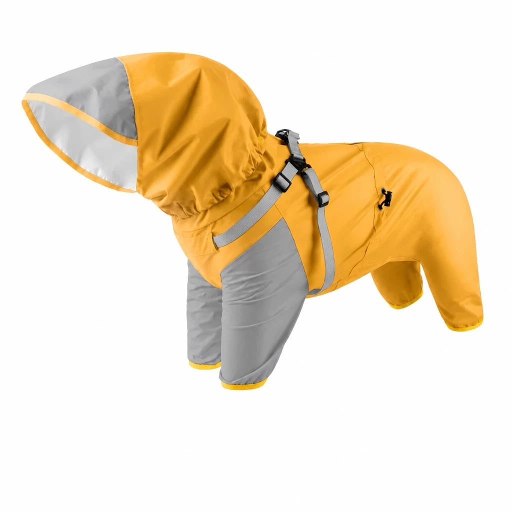 Four-Legged Waterproof Dog Raincoat