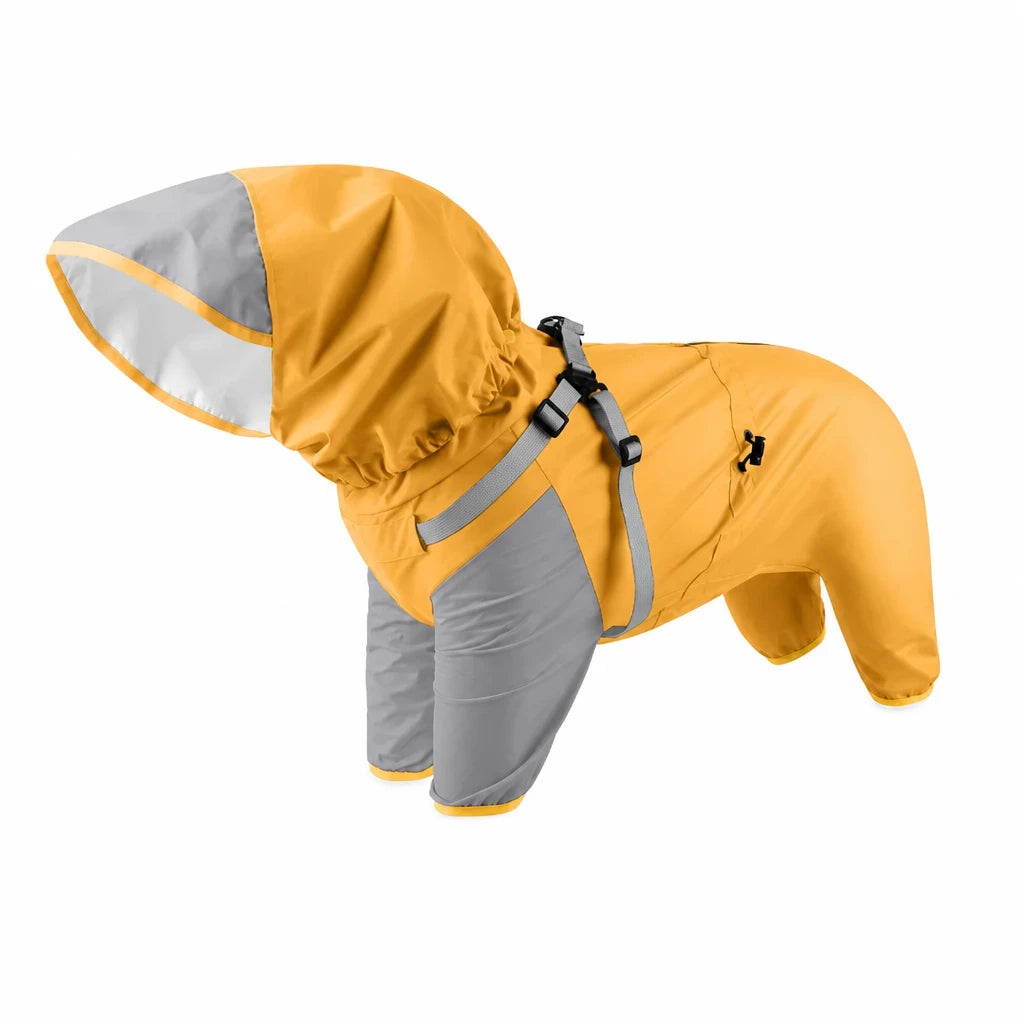 Four-Legged Waterproof Dog Raincoat