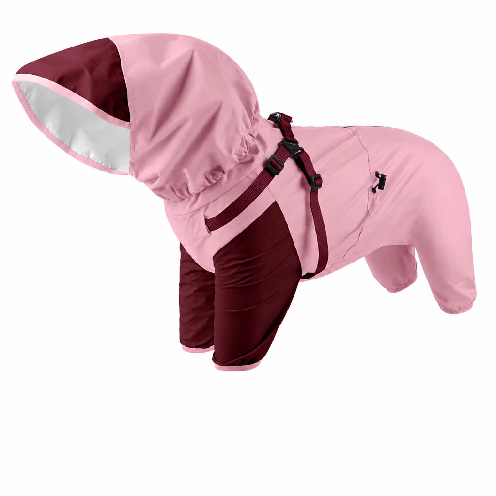 Four-Legged Waterproof Dog Raincoat