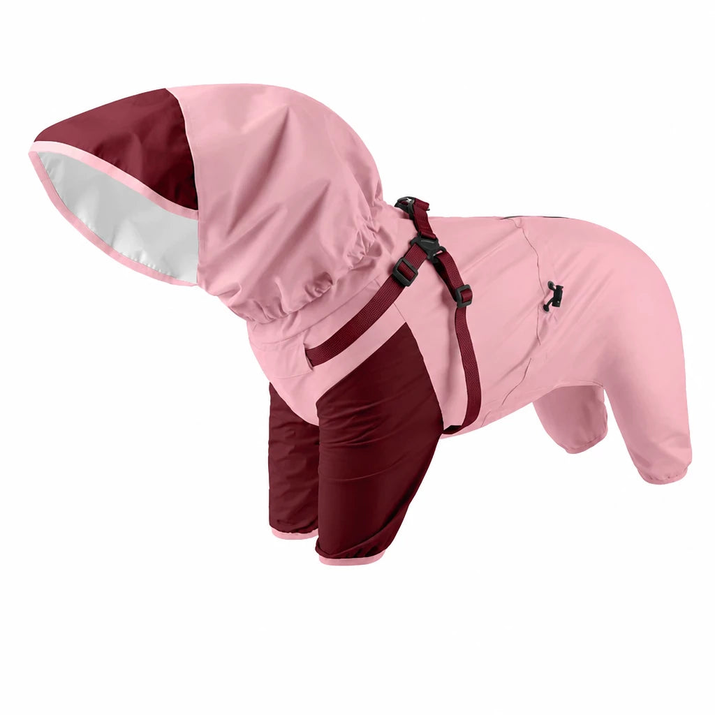 Four-Legged Waterproof Dog Raincoat