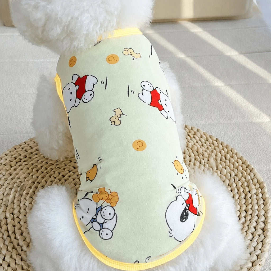 Lightweight Cotton Pet Clothing for Dogs & Cats