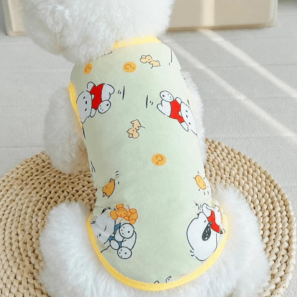 Lightweight Cotton Pet Clothing for Dogs & Cats