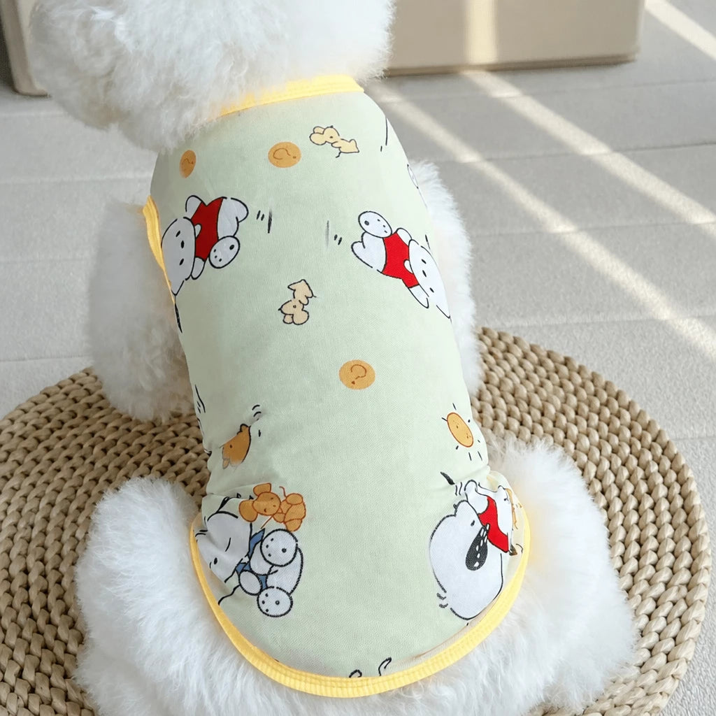 Lightweight Cotton Pet Clothing for Dogs & Cats
