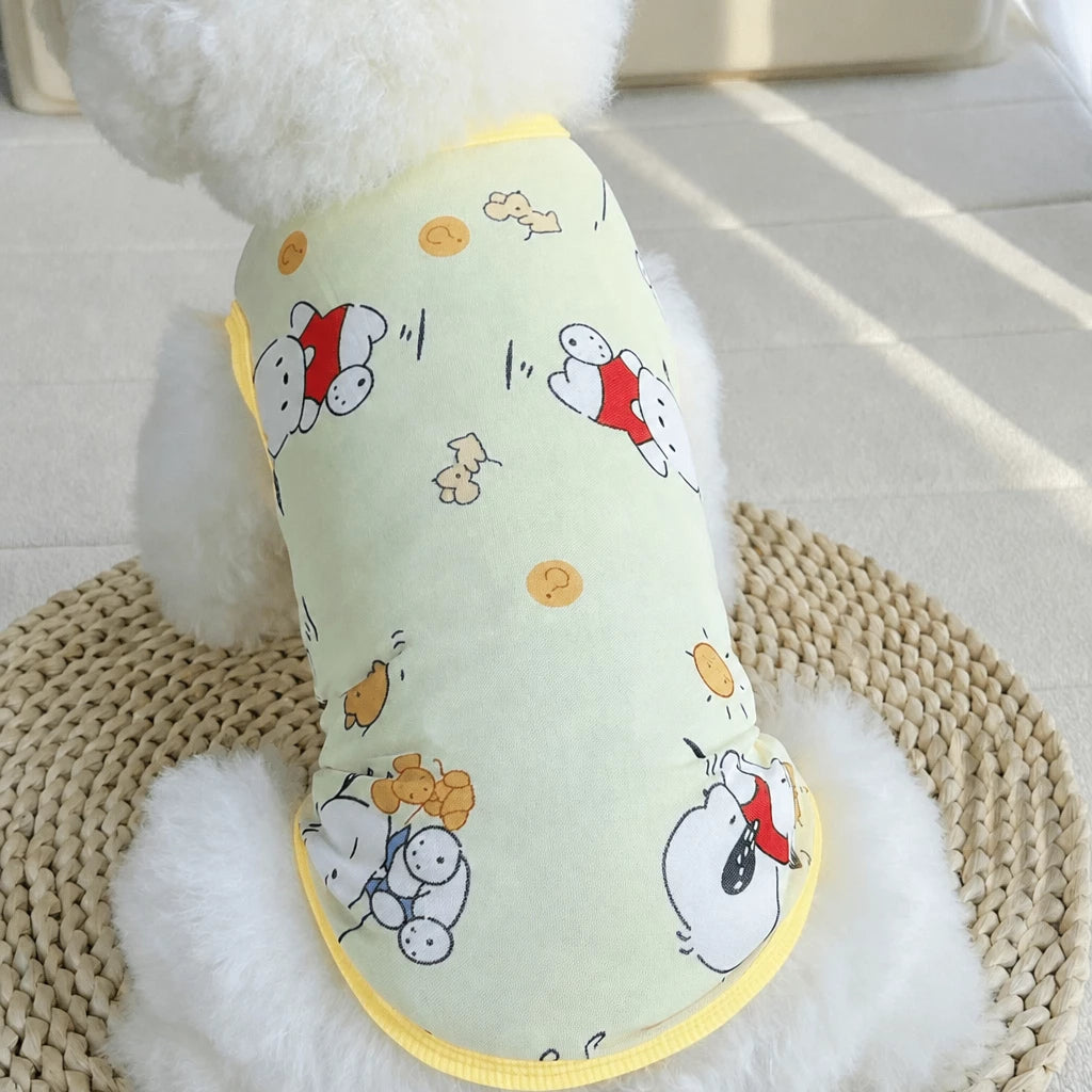 Lightweight Cotton Pet Clothing for Dogs & Cats