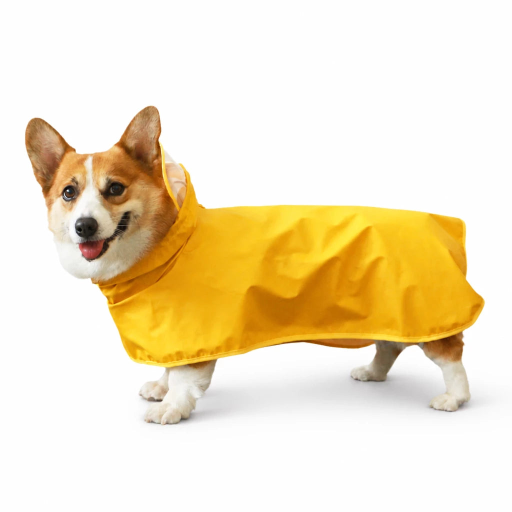 Four-Leg Dog Raincoat for Small to Medium Dogs