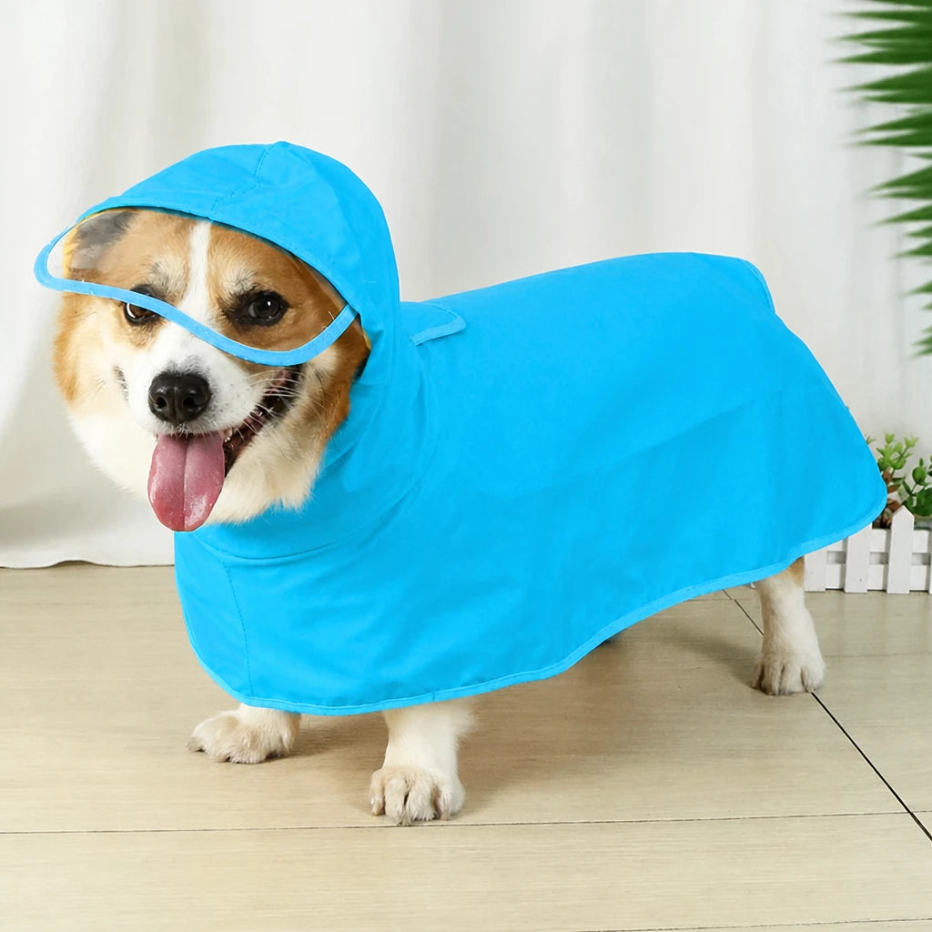 Four-Leg Dog Raincoat for Small to Medium Dogs