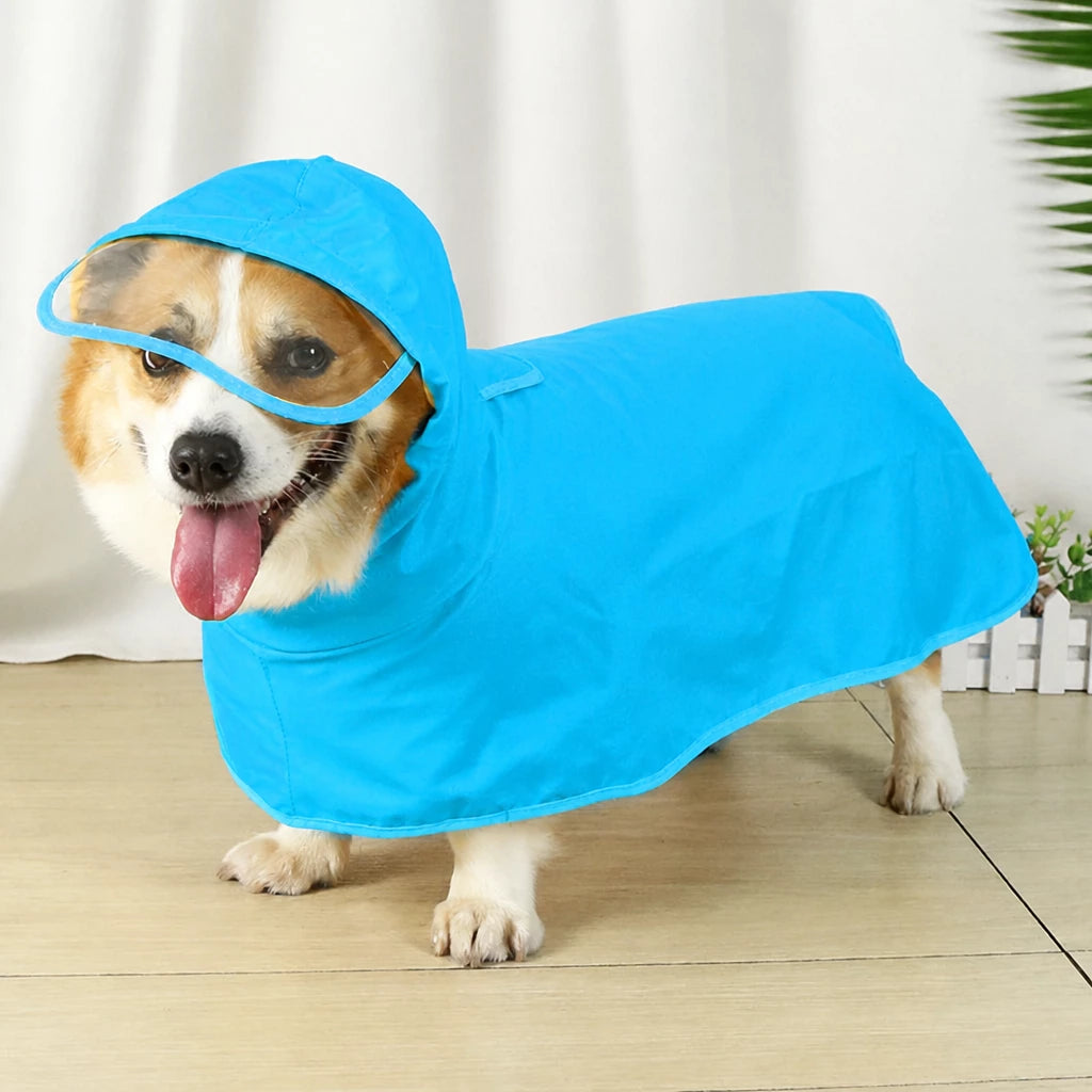 Four-Leg Dog Raincoat for Small to Medium Dogs