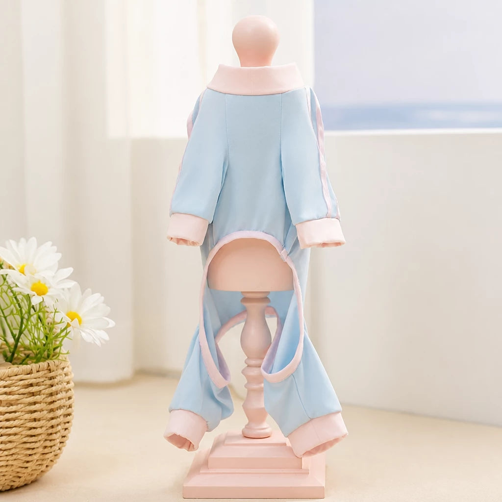 Lightweight Polyester Four-Leg Dog Summer Jumpsuit