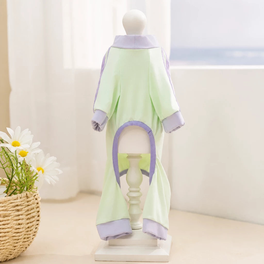 Lightweight Polyester Four-Leg Dog Summer Jumpsuit