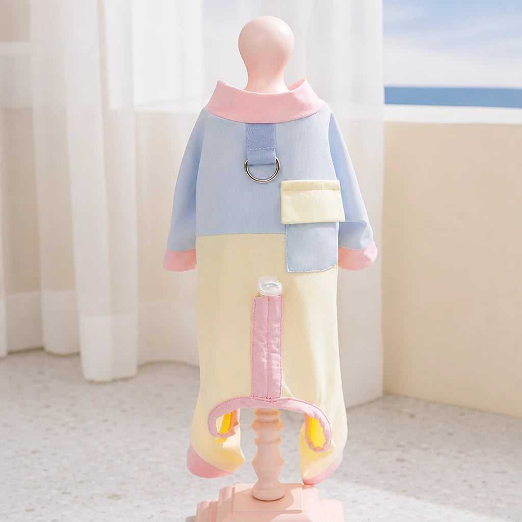 Lightweight Polyester Four-Leg Dog Summer Jumpsuit