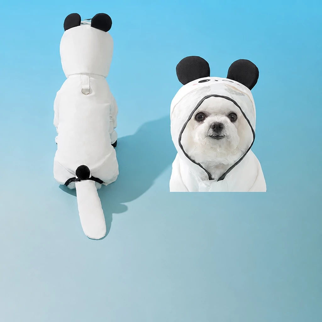 Four-Leg Raincoat for Small Dogs