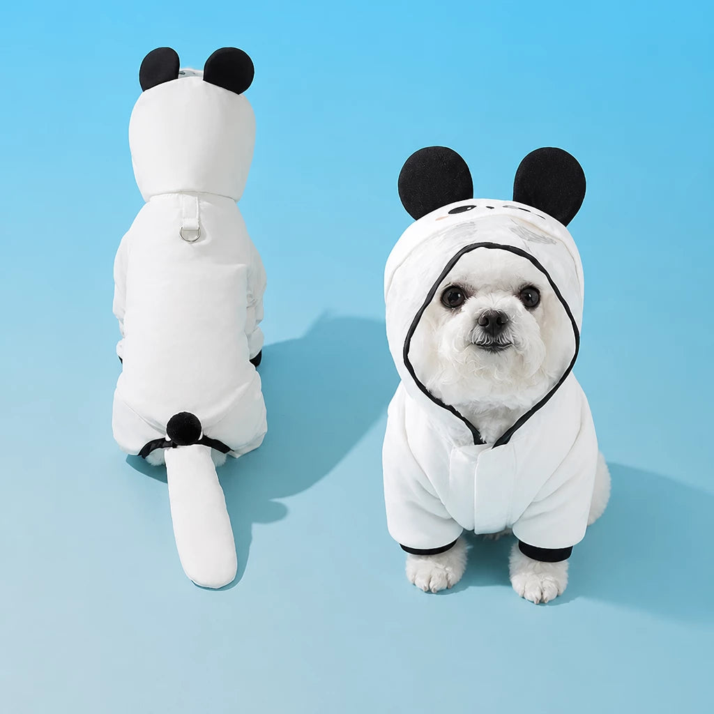 Four-Leg Raincoat for Small Dogs