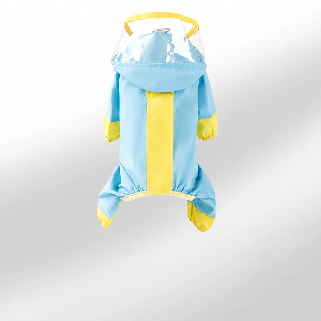Hooded Reflective Dog Raincoat