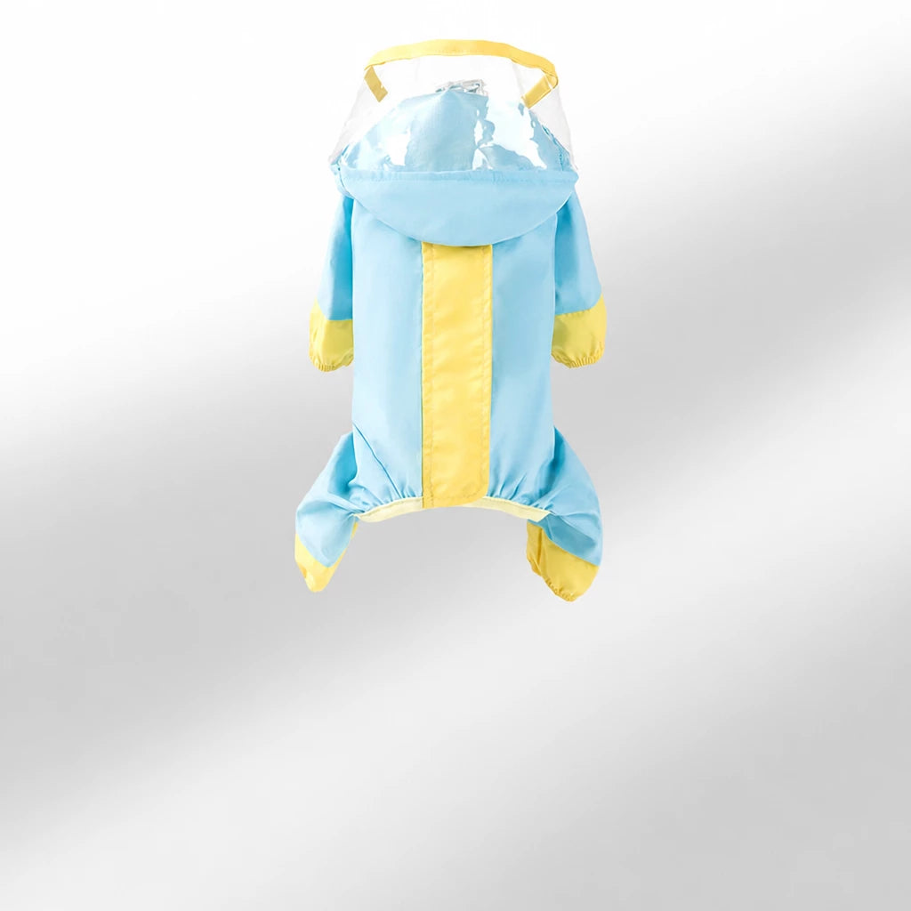 Hooded Reflective Dog Raincoat