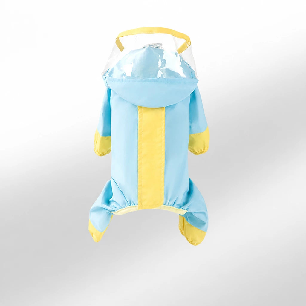 Hooded Reflective Dog Raincoat