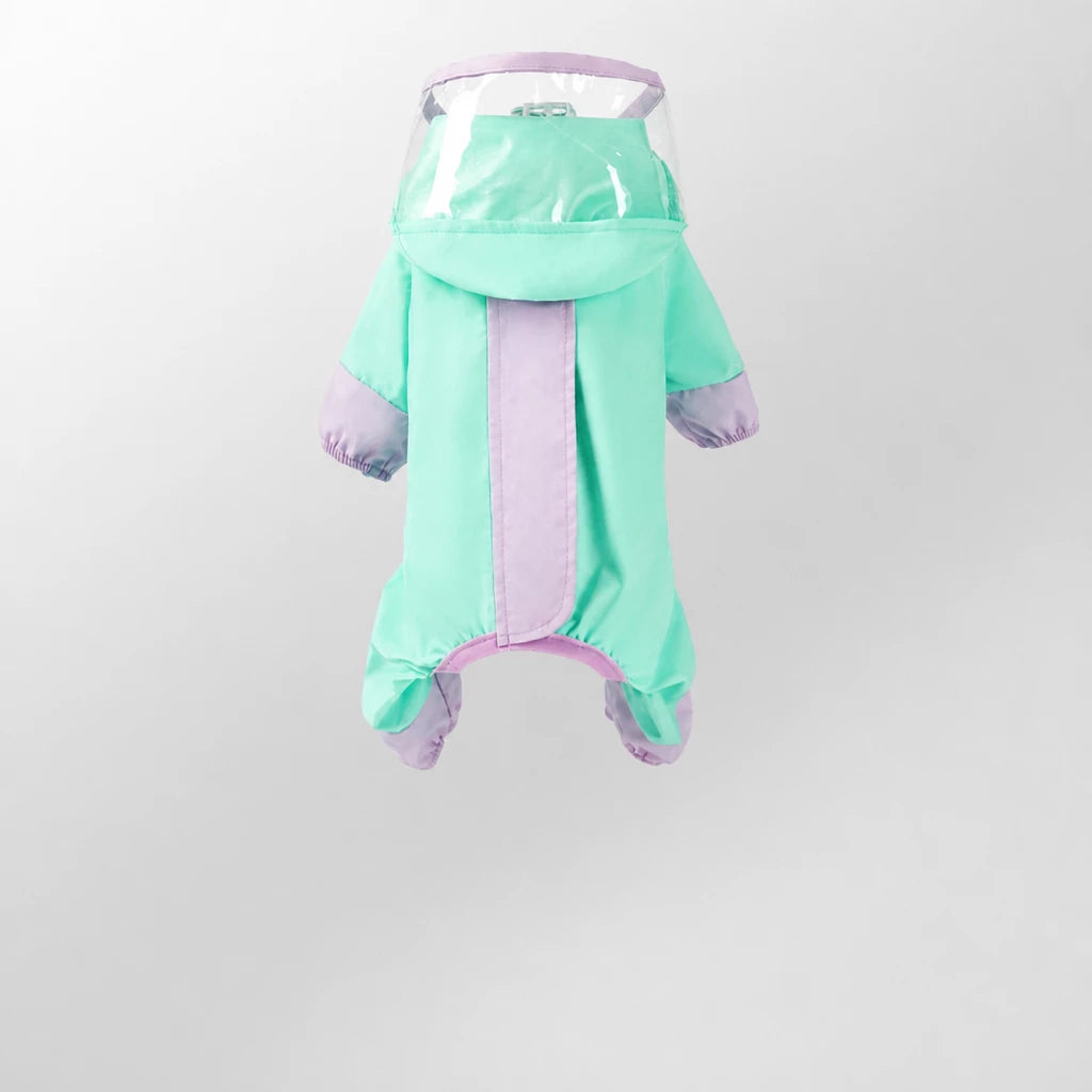 Hooded Reflective Dog Raincoat