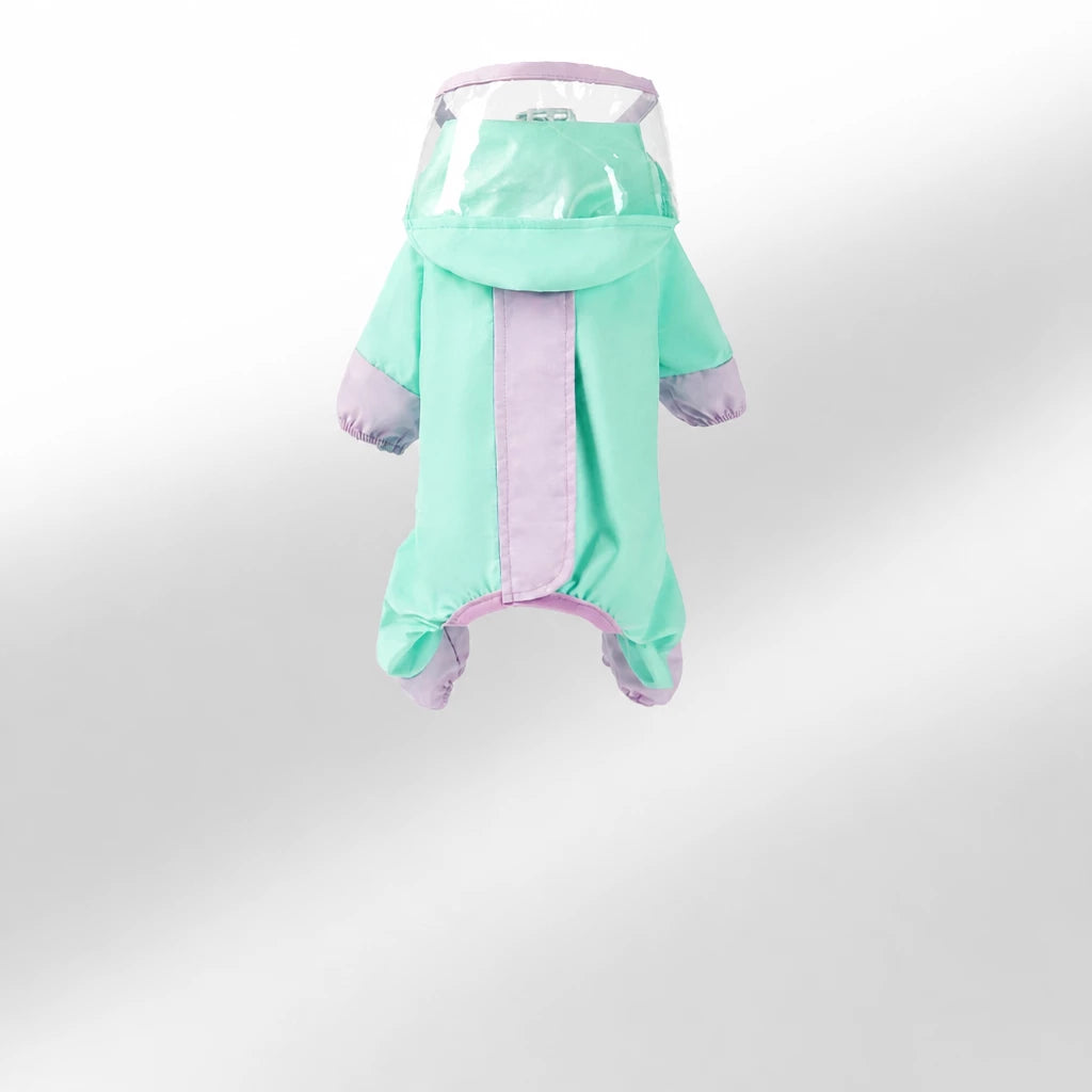 Hooded Reflective Dog Raincoat