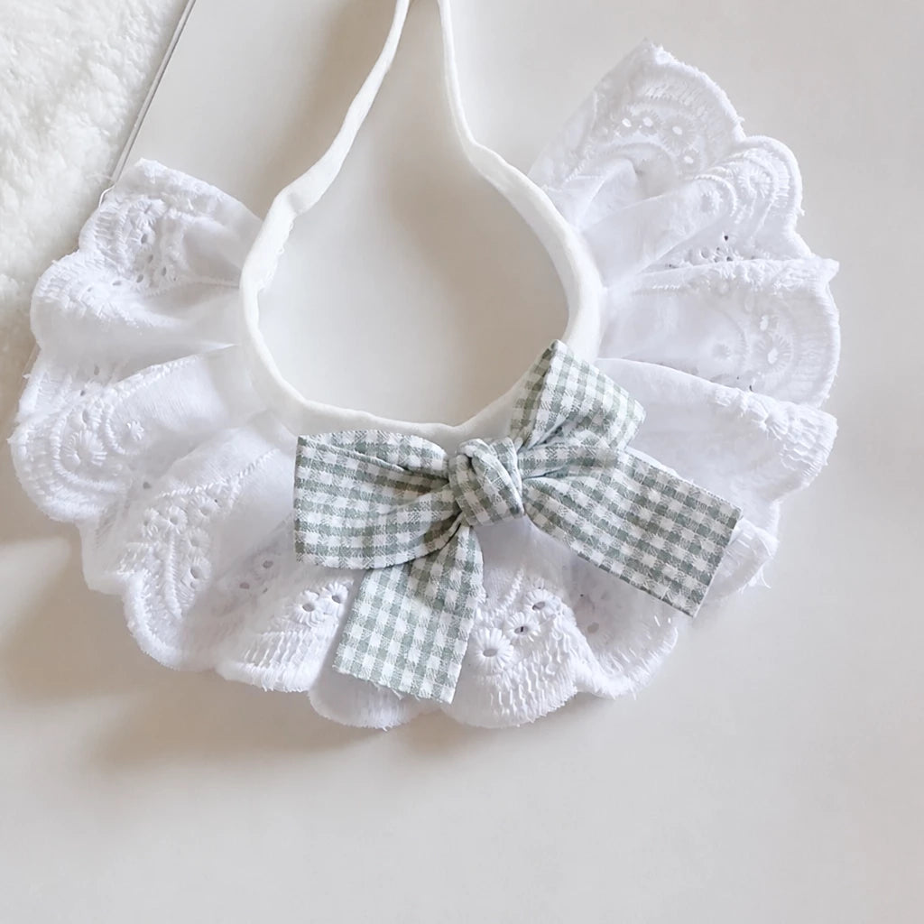 Pet Bib with Bow for Cats and Dogs