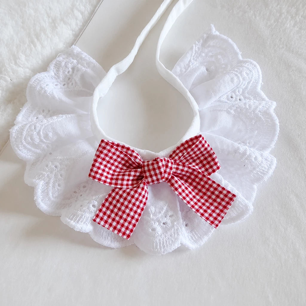 Pet Bib with Bow for Cats and Dogs