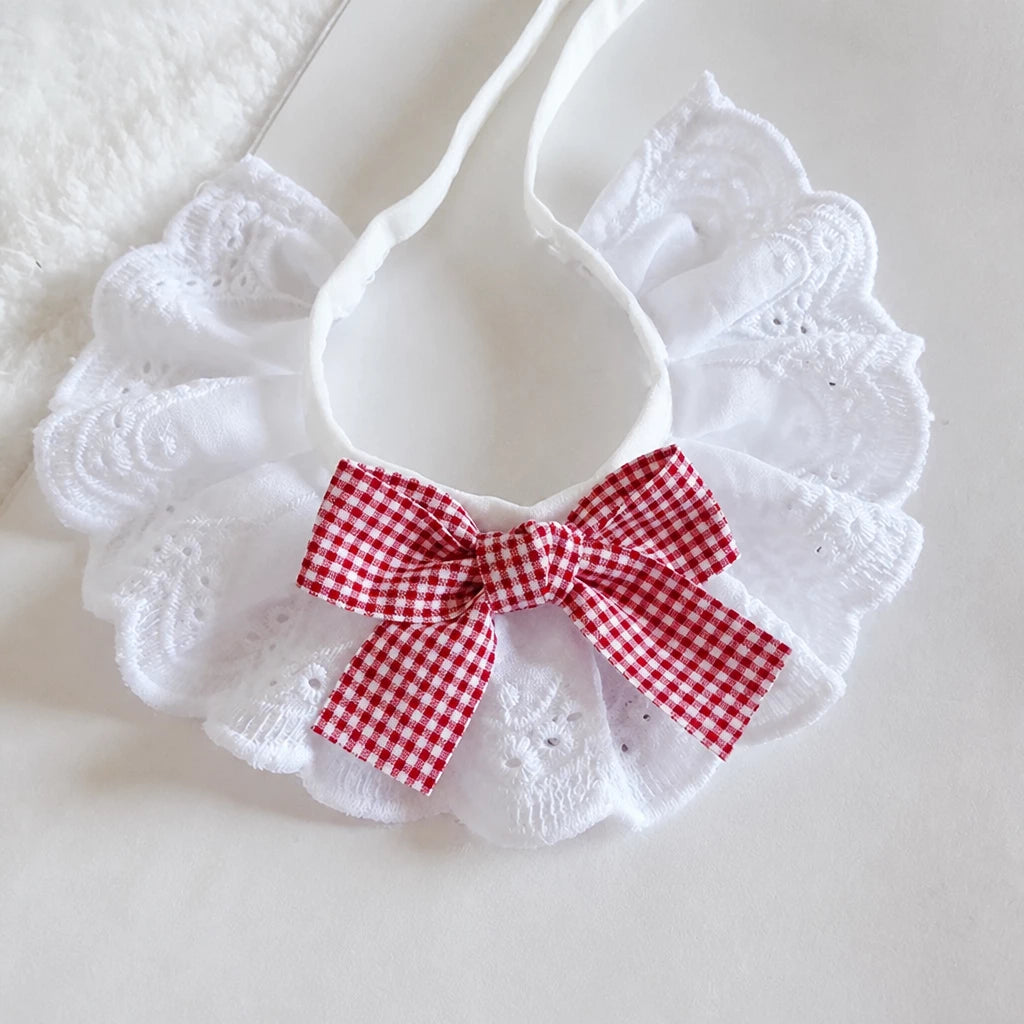 Pet Bib with Bow for Cats and Dogs