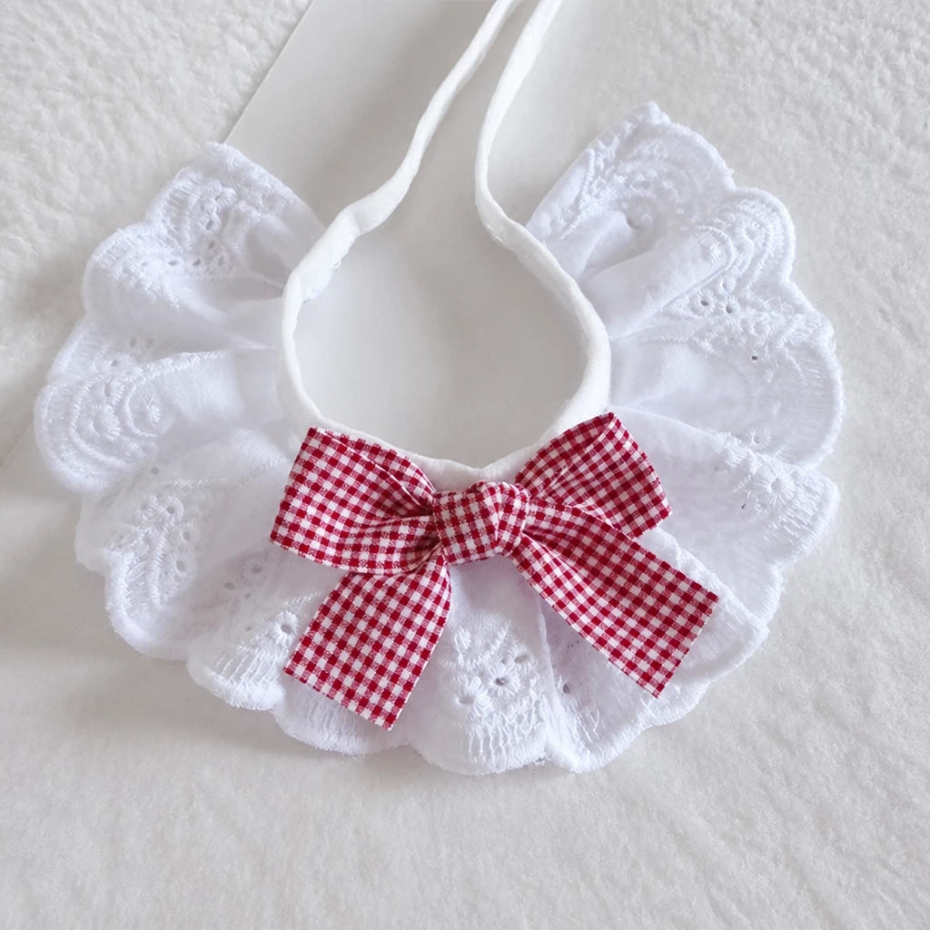 Pet Bib with Bow for Cats and Dogs