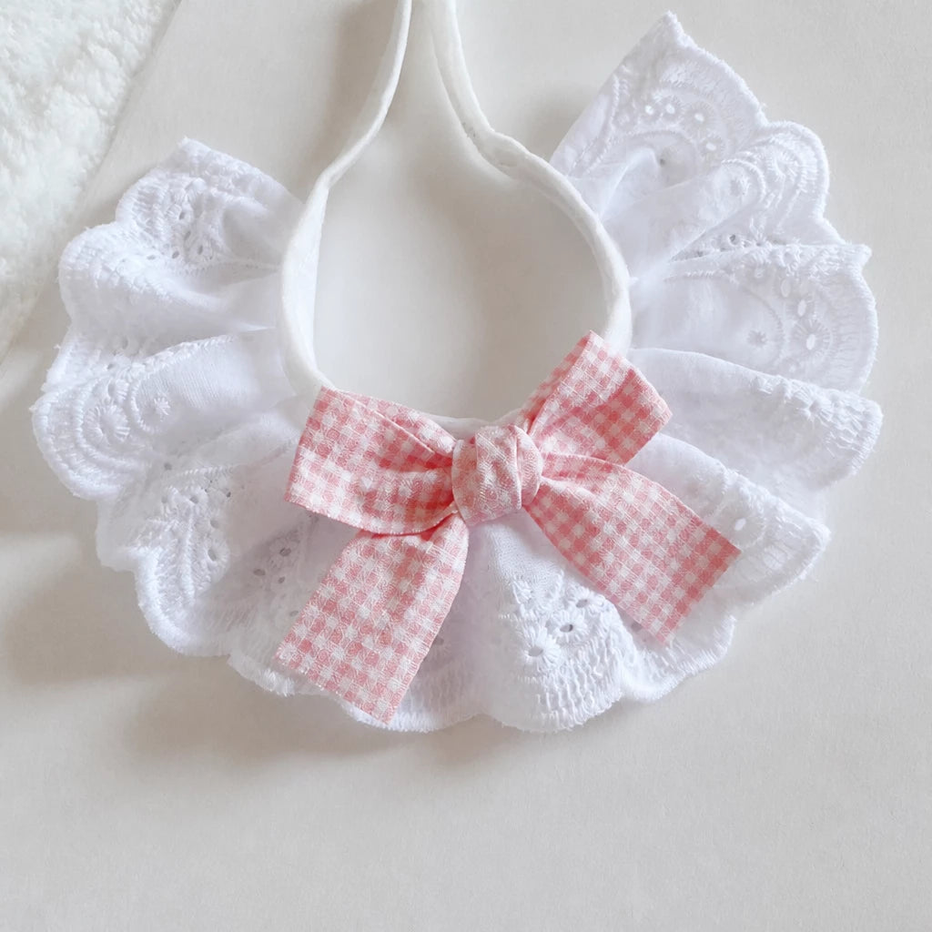 Pet Bib with Bow for Cats and Dogs