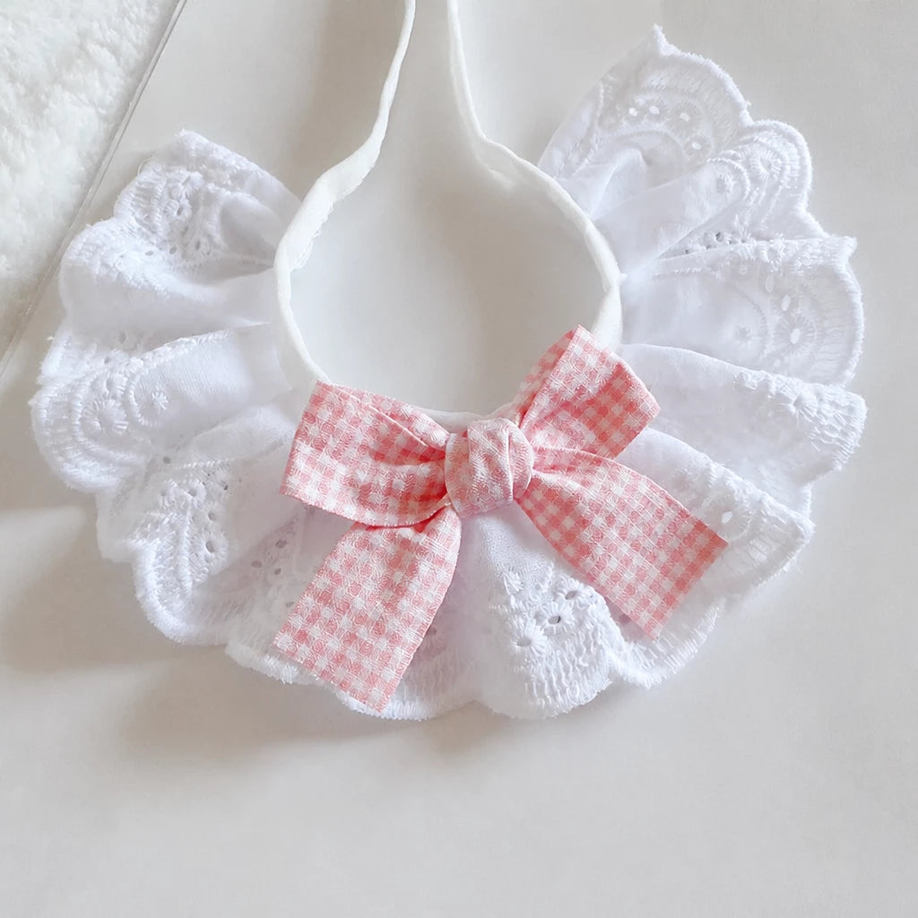 Pet Bib with Bow for Cats and Dogs