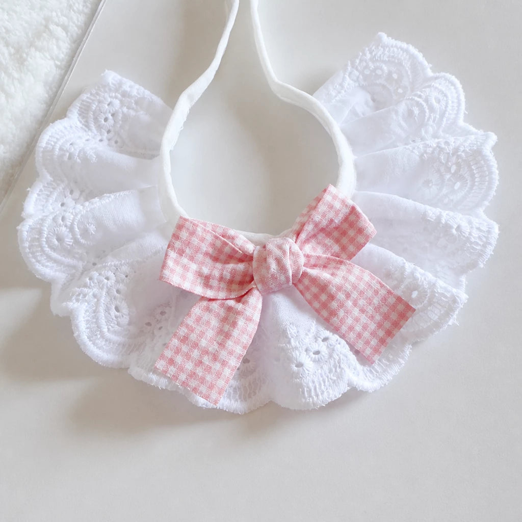 Pet Bib with Bow for Cats and Dogs