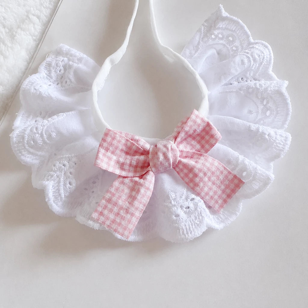 Pet Bib with Bow for Cats and Dogs