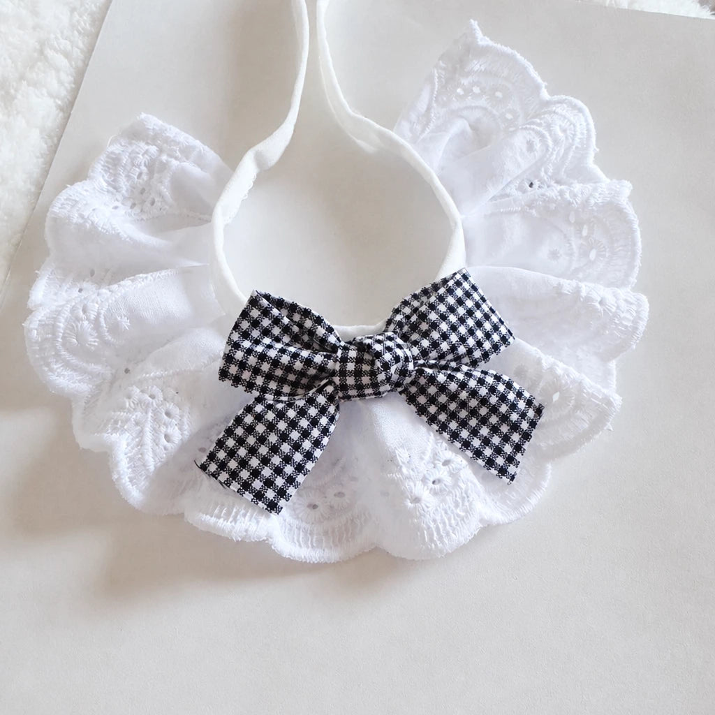 Pet Bib with Bow for Cats and Dogs