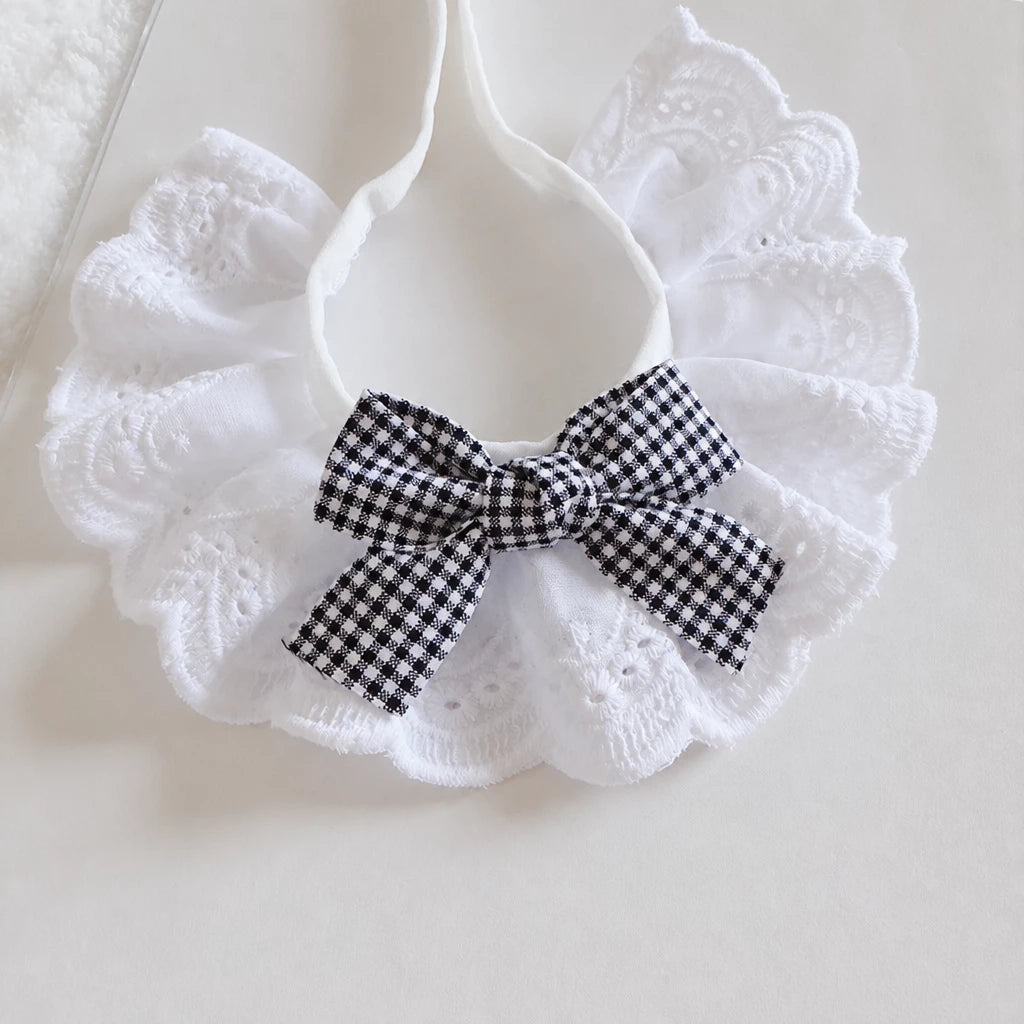 Pet Bib with Bow for Cats and Dogs