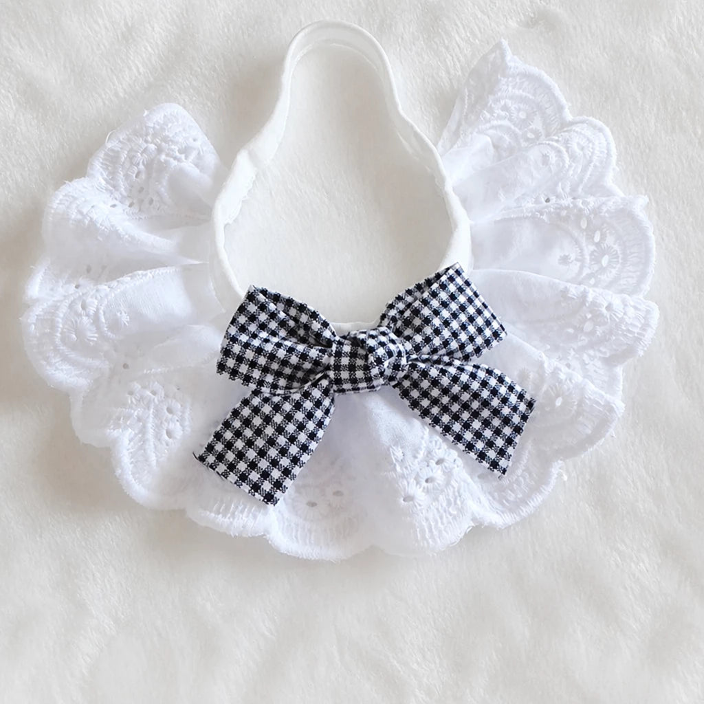Pet Bib with Bow for Cats and Dogs