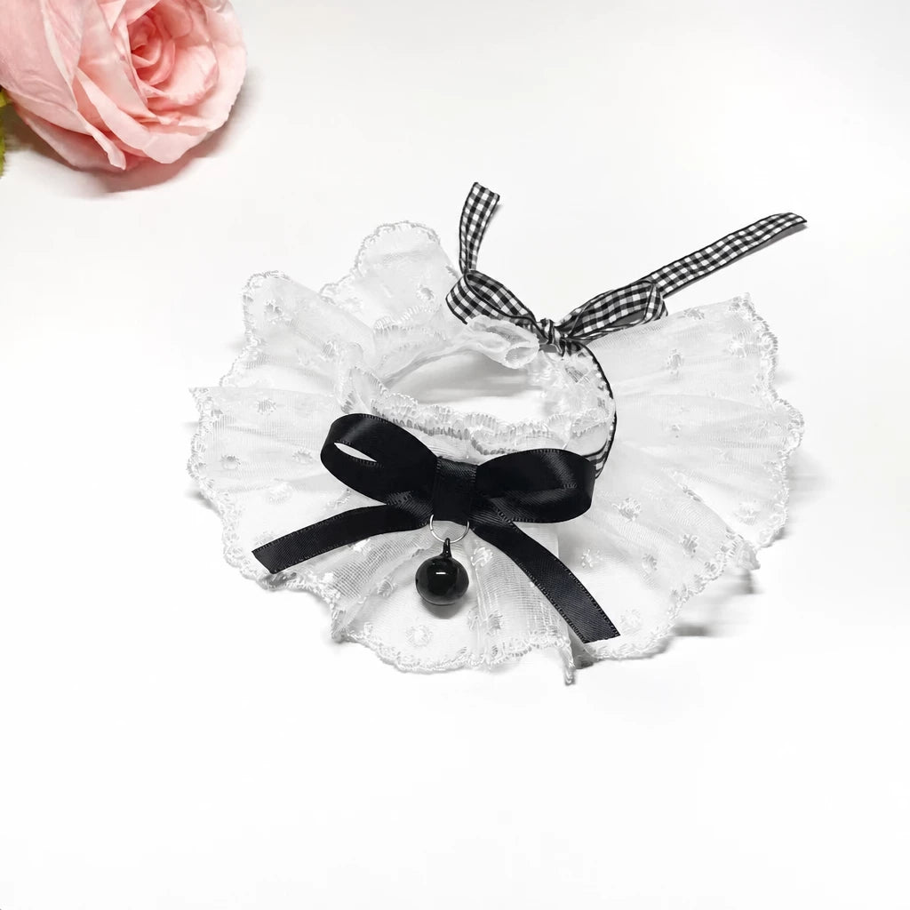 Pet Bib with Bow for Cats and Dogs