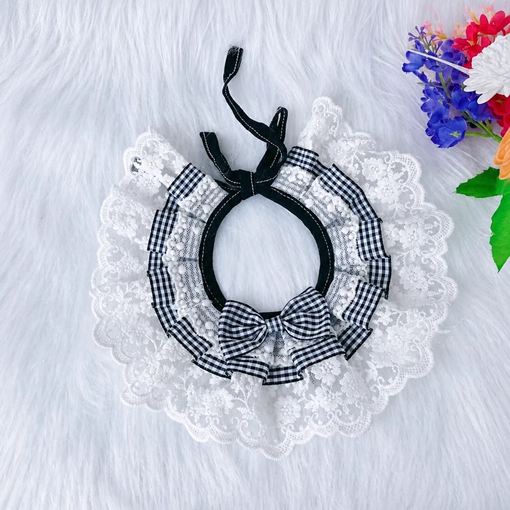 Pet Bib with Bow for Cats and Dogs