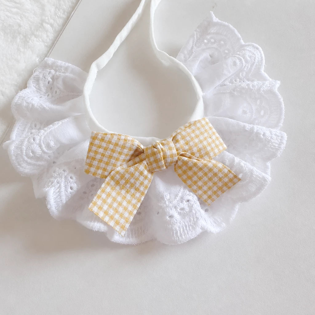 Pet Bib with Bow for Cats and Dogs