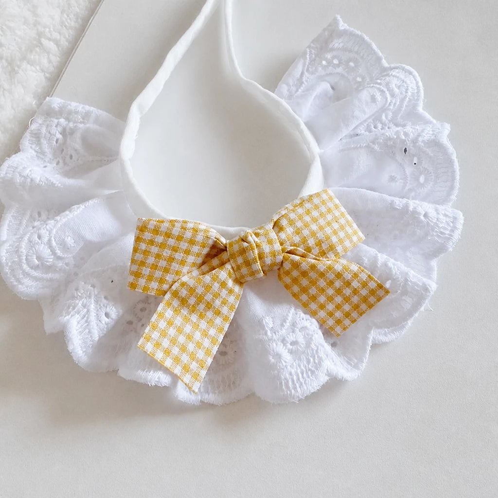 Pet Bib with Bow for Cats and Dogs
