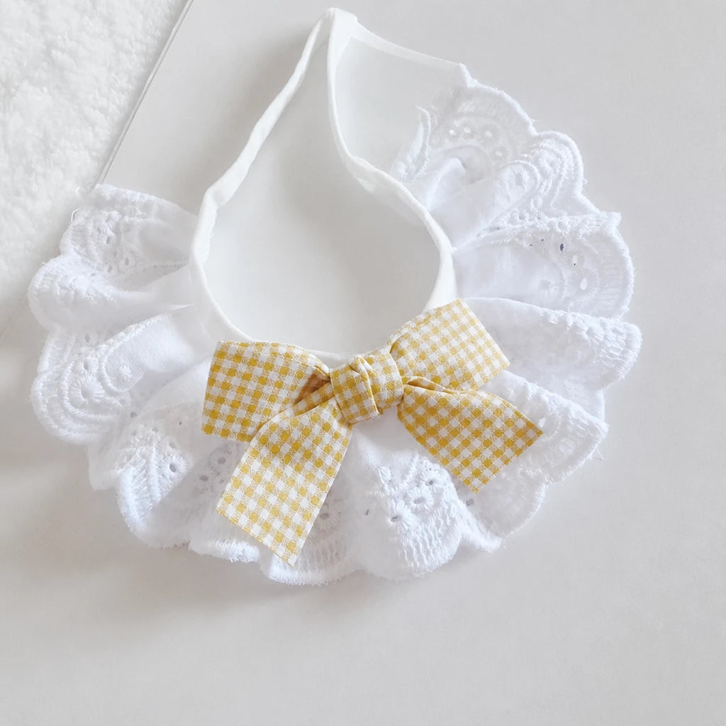 Pet Bib with Bow for Cats and Dogs