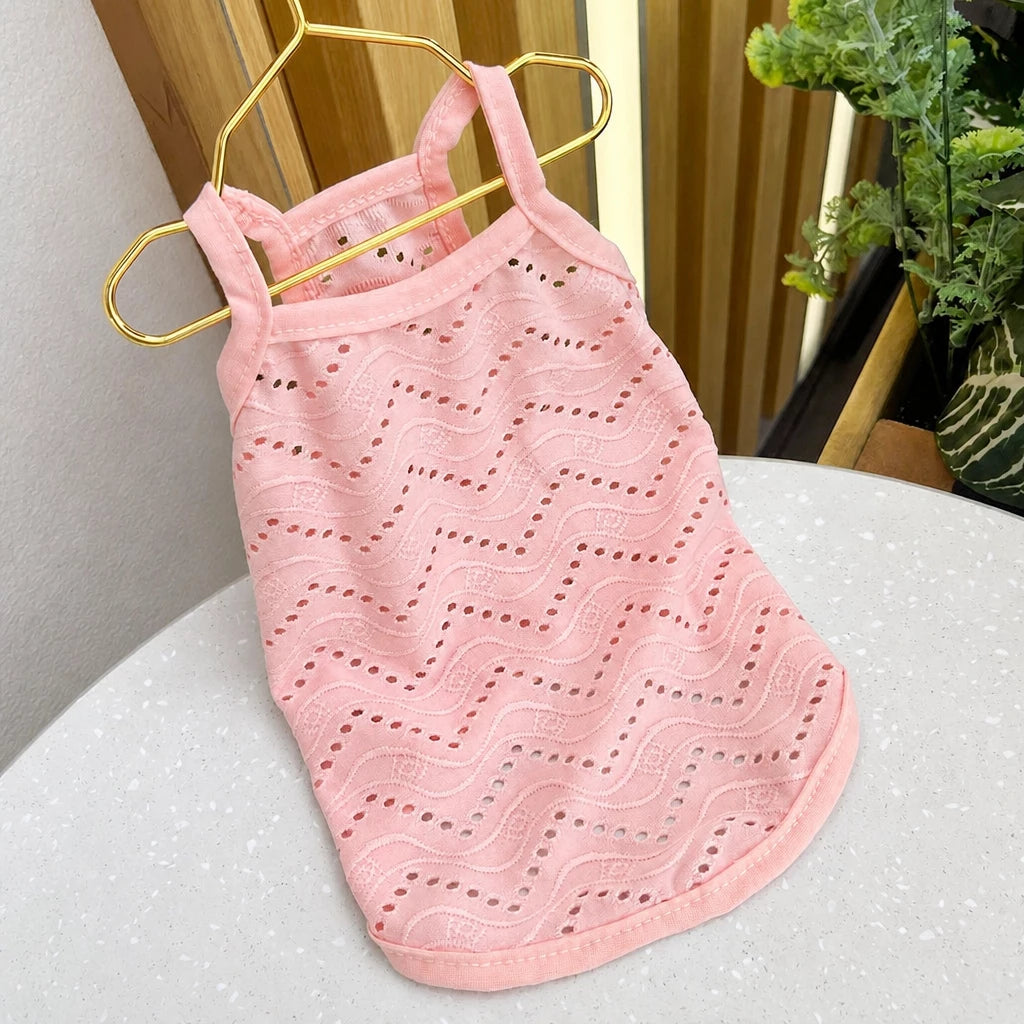 Lightweight Polyester Pet Dress for Cats and Small Dogs