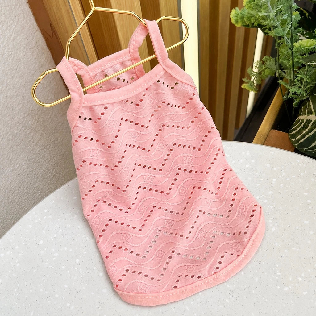 Lightweight Polyester Pet Dress for Cats and Small Dogs
