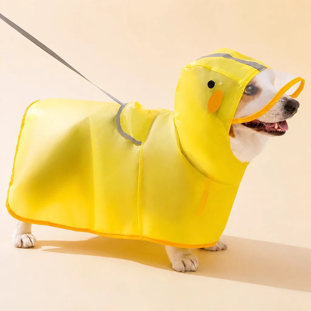 Waterproof Dog Raincoat for Small and Medium Breeds