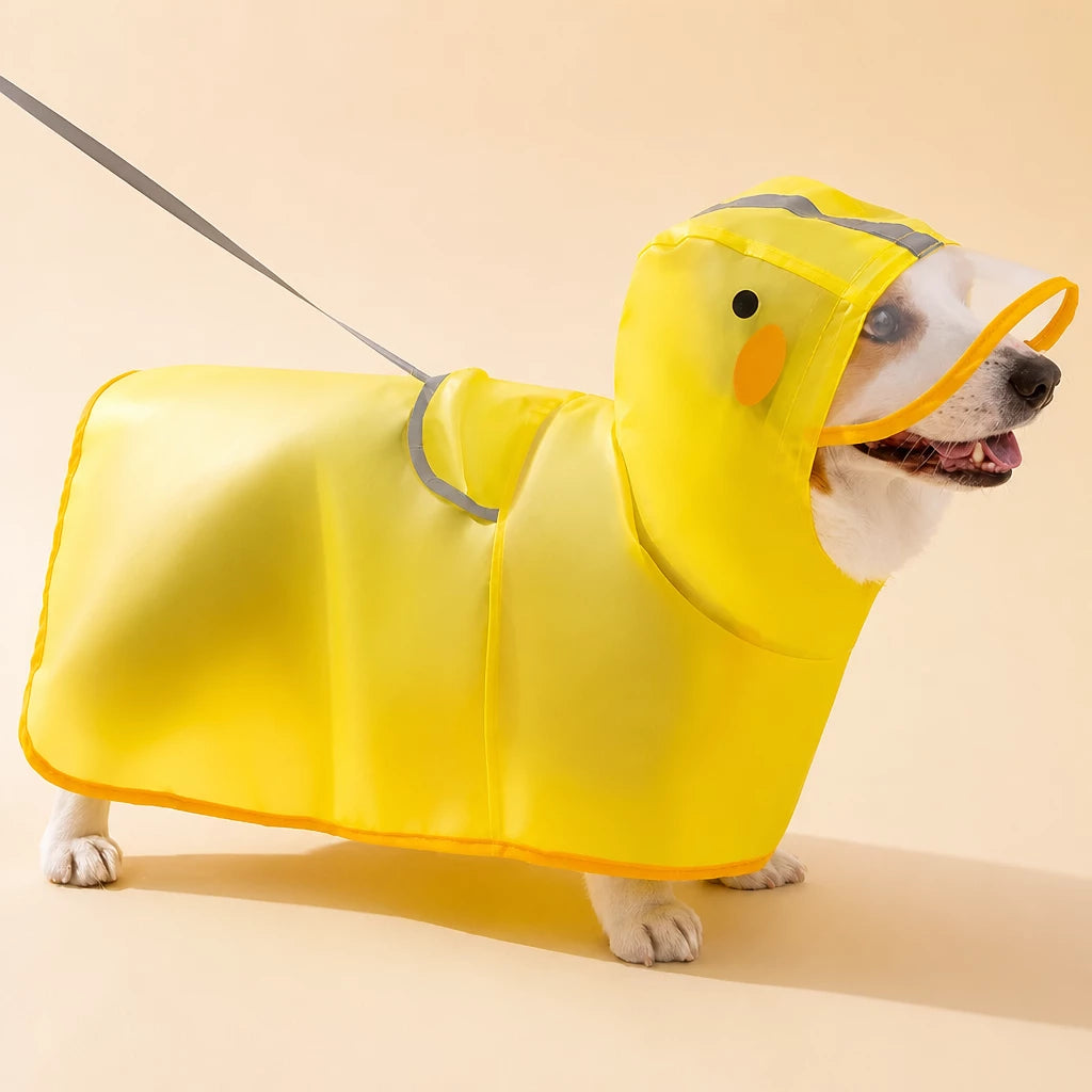 Waterproof Dog Raincoat for Small and Medium Breeds
